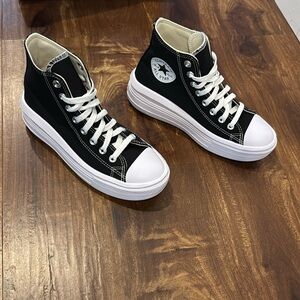 NEW Black Converse Chuck Taylor All Star Move Platform